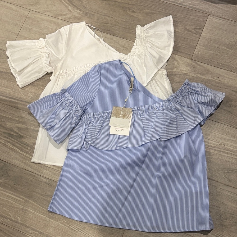 Stradivarius Tops Bundle – Size M, Never Worn (Off-Shoulder Tops)